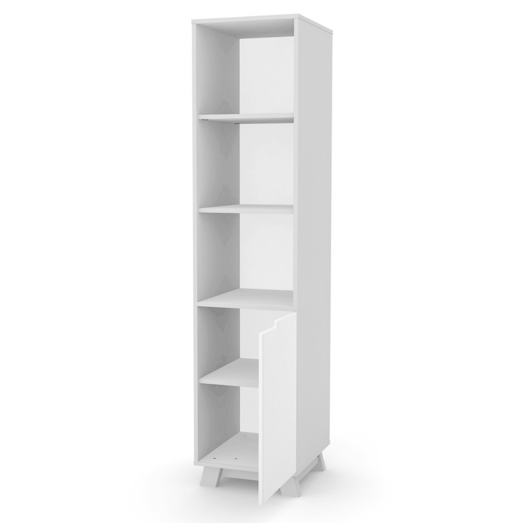 Dětska skřín penál Lussi Gekko Kids, Bílá / Šedá